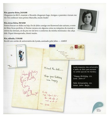 Lot 194 - John Lennon 1968 Handwritten & Signed Birthday Card In Mailing Envelope Lizzie Bravo Collection (UK)