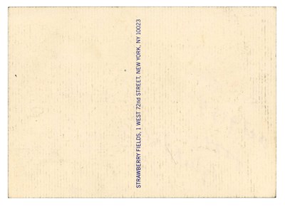 Lot 196 - Yoko Ono Two 1980s Signed Promotional Cards Lizzie Bravo Collection (USA)