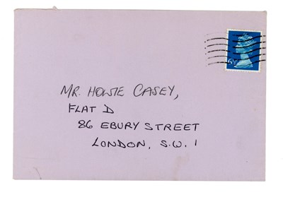 Lot 236 - Angie McCartney Paul’s Stepmother Handwritten Letter to Howie Casie (UK)