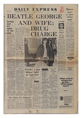 Lot 263 - George Harrison Best Wishes From A Criminal 1969 Autograph (UK)