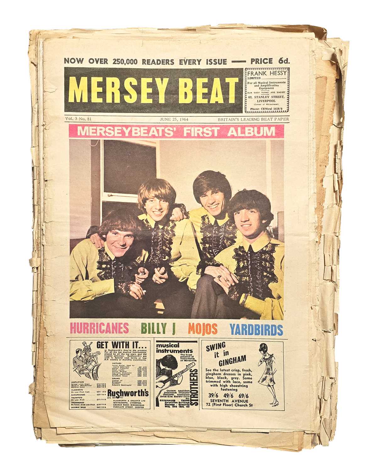 Lot 292 - Collection Of Mersey Beat Papers Formerly Owned by Johnny Guitar (UK)