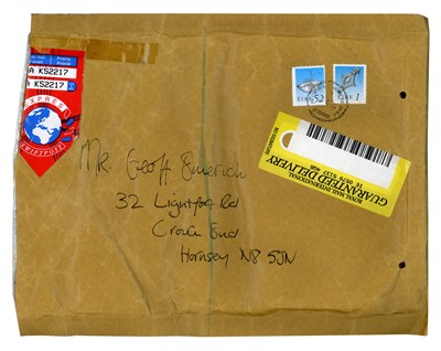 Lot 78 - Elvis Costello Signed Letter & Cassette Set To Geoff Emerick (UK)
