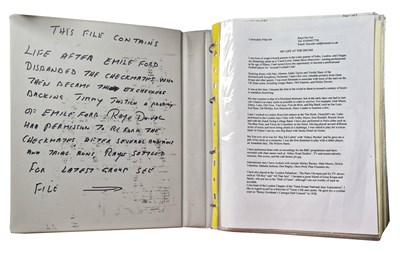 Lot 80 - Emile Ford & The Checkmates Folders (UK)