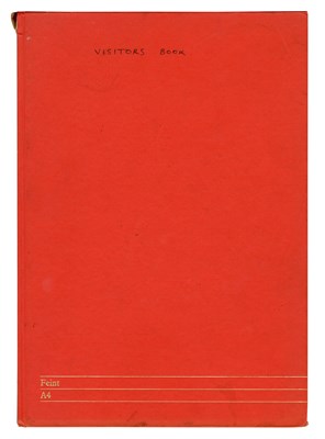 Lot 81 - Eric Clapton, George Martin & Others 1987 – 1993 Signed Genesis Fisher Lane Farm Studios Guest Book (UK)